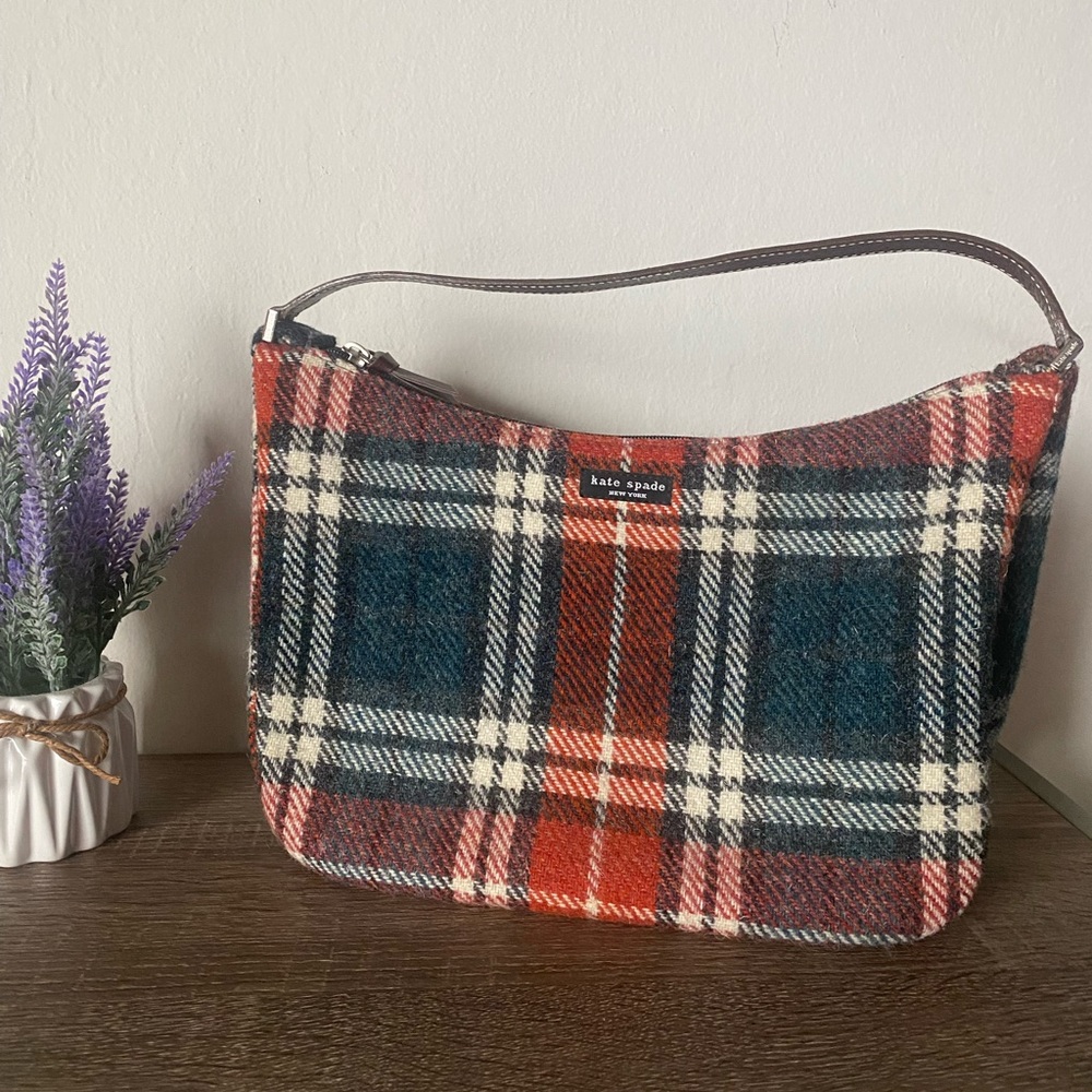 VINTAGE (RARE) KATE SPADE BUFFALO PLAID HANDBAG
